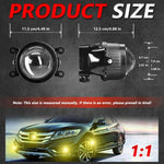 T09 2pcs/Pack 55W 3 inch High Power Dual Lens Fog Light, T09 Four-corner Universal, T09 Oblique Universal