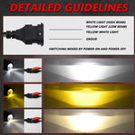 T09 2pcs/Pack 55W 3 inch High Power Dual Lens Fog Light, T09 Four-corner Universal, T09 Oblique Universal