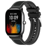 xDfind Hybrid Nylon Braid Silicone Watch Band, 22mm For Amazfit GTR 4 / GTR 3 / GTR 3 Pro, 20mm For Amazfit GTS4 Mini / GTS 3 / GTS 2