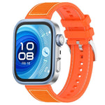 xDfind Hybrid Nylon Braid Silicone Watch Band, For Huawei Watch Fit4 / Fit3 / Fit4 Pro 20mm, For Huawei Watch D2 22mm