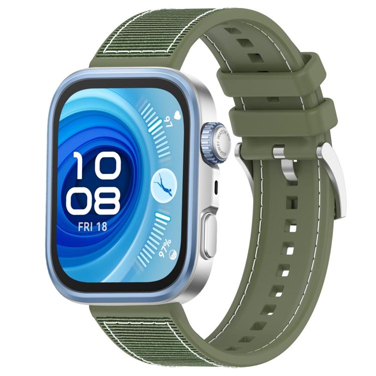 xDfind Hybrid Nylon Braid Silicone Watch Band, For Huawei Watch Fit4 / Fit3 / Fit4 Pro 20mm, For Huawei Watch D2 22mm