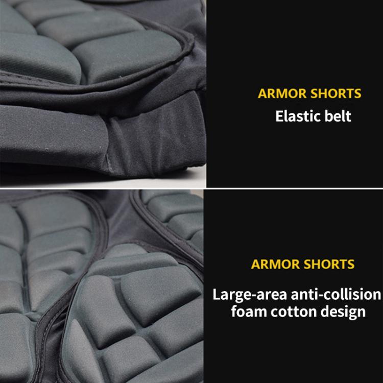 GHOST RACING GH-YW094 Off-road Motorcycle Armor Racing Riding Hip Protector Pants, L, XL, XXL, XXXL