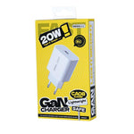 REMAX CA08 PD20W Type-C GaN Fast Charger, EU Plug, CA08