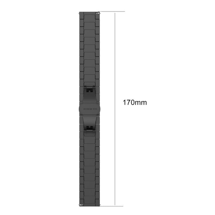 xDfind One-bead Bamboo Solid Stainless Steel Watch Band, For Galaxy Watch9 / 8 / 8 Classic 22mm, For Samsung Galaxy Watch 7 / 6 / 5 / FE 20mm, For Samsung Galaxy Fit3 SM-R390 18mm