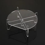 YX171 Acrylic Drink Dispenser Beverage Holder Cakes Stand, 19x19x8cm, 22x22x12cm