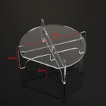 YX171 Acrylic Drink Dispenser Beverage Holder Cakes Stand, 19x19x8cm, 22x22x12cm