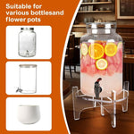 YX171 Acrylic Drink Dispenser Beverage Holder Cakes Stand, 19x19x8cm, 22x22x12cm