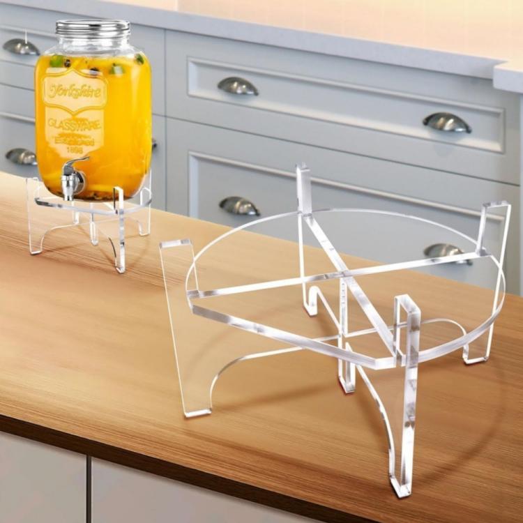 YX171 Acrylic Drink Dispenser Beverage Holder Cakes Stand, 19x19x8cm, 22x22x12cm