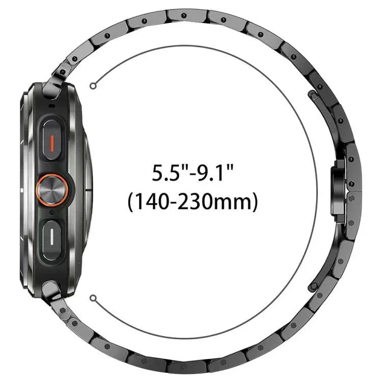 Butterfly Buckle Titanium Alloy Watch Band, For Samsung Galaxy Watch8 / Watch8 Classic