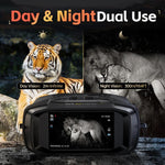 FNIRSI NVS-40 Small Portable Outdoor 4K Full Color HD Infrared Binocular Night Vision Device, NVS-40