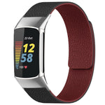 xDfind Litchi Texture Magnetic Silicone Watch Band, For Fitbit Charge 5 / Charge 6, For Fitbit Versa 4/Versa3/Sense2/Sense, For Fitbit Luxe / Special Edition, For Fitbit Inspire 2 / Ace 3, For Fitbit Charge 4 / Charge 3