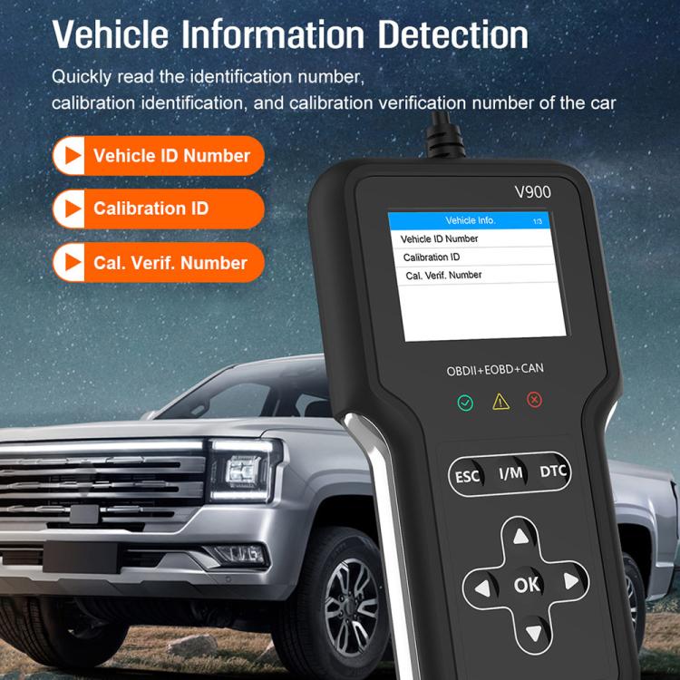 V900 Car Engine Transmission Diagnostic Scanner Tool Car Fault Detector, V900
