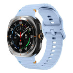 xDfind Wave Stitching Silicone Watch Band, For Samsung Galaxy Watch Ultra 47mm / Ultra 2025