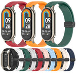 xDfind Folding Buckle Silicone Watch Band, For Xiaomi Smart Band 10 / 9 / 8 / NFC