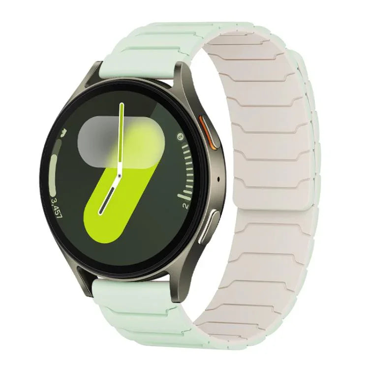 xDfind Magnetic Silicone Watch Band, For Samsung Galaxy Watch Ultra / Ultra 2025, For Samsung Galaxy Watch8 / 8 Classic, For Samsung Galaxy Watch 7 / 6 / 5 / FE