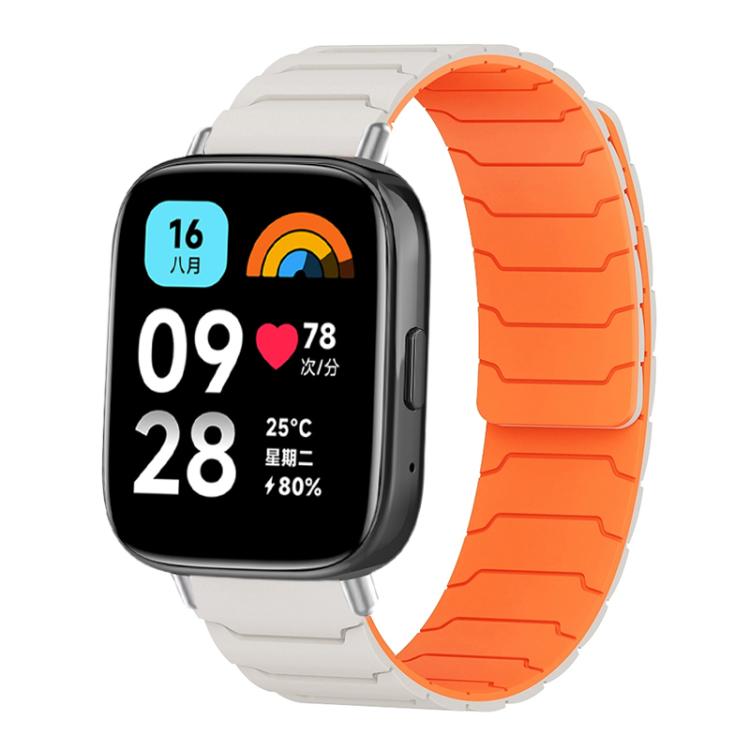 xDfind Magnetic Silicone Watch Band, For Xiaomi Band 10 Pro/9 Pro/Redmi Watch 6/5/4, For Redmi Watch 3 Active / Watch 3 Lite, For Redmi Watch 3