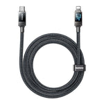 REMAX CB09 PD30W Type-C to 8 Pin Marquee Braided Fast Charging Data Cable, Length: 1.2m, Type-C to 8 Pin