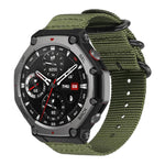 xDfind Ring Buckle Nylon Canvas Watch Band, For Amazfit T-Rex 3