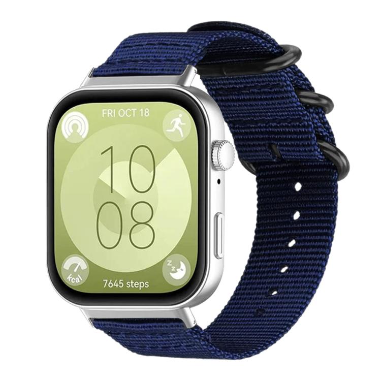 xDfind Ring Buckle Nylon Canvas Watch Band, For Huawei Watch Fit4 / Fit4 Pro / Fit3, For Huawei Watch D2