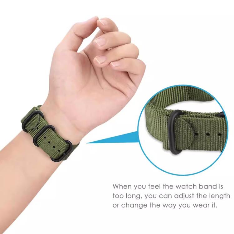 xDfind Ring Buckle Nylon Canvas Watch Band, For Huawei Watch Fit4 / Fit4 Pro / Fit3, For Huawei Watch D2