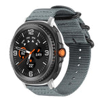 xDfind Ring Buckle Nylon Canvas Watch Band, For Samsung Galaxy Watch Ultra / Ultra 2025, For Samsung Galaxy Watch8 / 8 Classic, For Samsung Galaxy Watch 7 / 6 / 5 / FE, For Samsung Galaxy Fit3 SM-R390