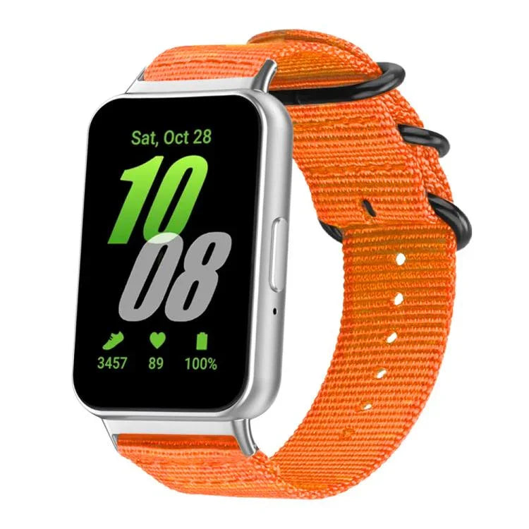 xDfind Ring Buckle Nylon Canvas Watch Band, For Samsung Galaxy Watch Ultra / Ultra 2025, For Samsung Galaxy Watch8 / 8 Classic, For Samsung Galaxy Watch 7 / 6 / 5 / FE, For Samsung Galaxy Fit3 SM-R390