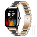 xDfind Three Beads Metal Resin Watch Band, 14mm, 18mm, 20mm, 22mm