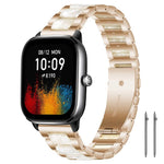 xDfind Three Beads Metal Resin Watch Band, 14mm, 18mm, 20mm, 22mm