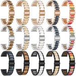 xDfind Three Beads Metal Resin Watch Band, 14mm, 18mm, 20mm, 22mm