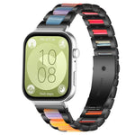 xDfind Three Beads Metal Resin Watch Band, For Huawei Watch Fit4 / Fit4 Pro / Fit3, For Huawei Band 10 / 9 / 8