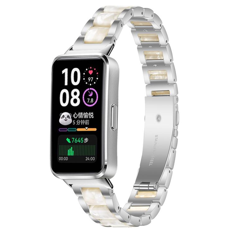 xDfind Three Beads Metal Resin Watch Band, For Huawei Watch Fit4 / Fit4 Pro / Fit3, For Huawei Band 10 / 9 / 8