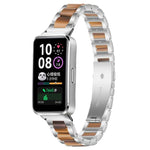xDfind Three Beads Metal Resin Watch Band, For Huawei Watch Fit4 / Fit4 Pro / Fit3, For Huawei Band 10 / 9 / 8