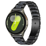 xDfind Three Beads Metal Resin Watch Band, For Samsung Galaxy Watch Ultra/Ultra 2025, For Samsung Galaxy Watch8 / 8 Classic, For Samsung Galaxy Watch 7 / 6 / 5 / FE