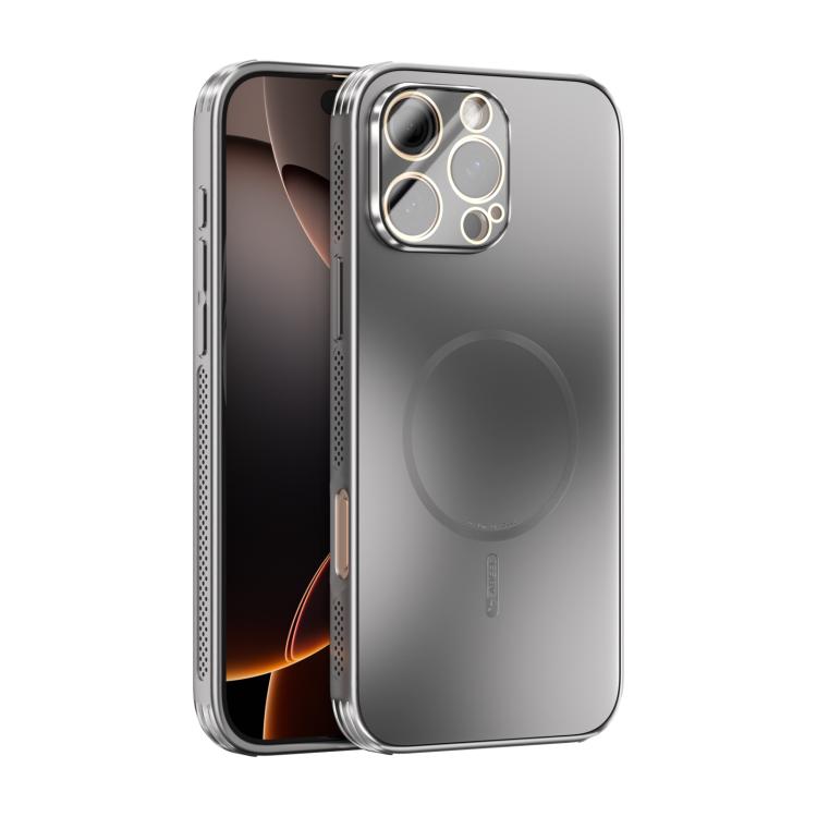 ABEEL Heat Dissipation Frosted MagSafe Phone Case with Lens Film, For iPhone 17e / 16e, For iPhone 17 Pro Max, For iPhone 17 Pro, For iPhone 17, For iPhone Air, For iPhone 16 Pro Max, For iPhone 16 Pro, For iPhone 16 Plus