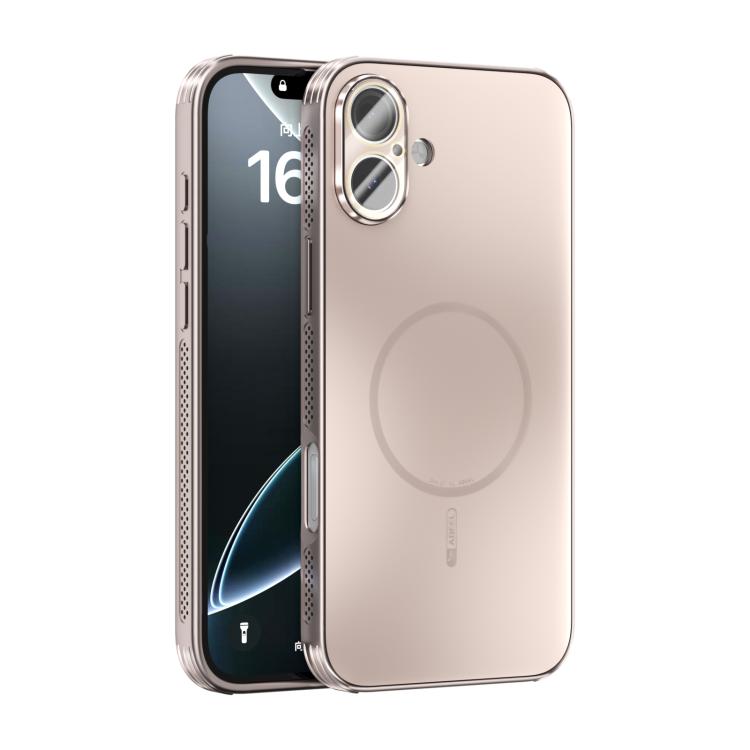 ABEEL Heat Dissipation Frosted MagSafe Phone Case with Lens Film, For iPhone 17e / 16e, For iPhone 17 Pro Max, For iPhone 17 Pro, For iPhone 17, For iPhone Air, For iPhone 16 Pro Max, For iPhone 16 Pro, For iPhone 16 Plus