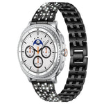 xDfind Five Beads Full Diamond Metal Watch Band, For Samsung Galaxy Watch Ultra/Ultra 2025, For Samsung Galaxy Watch8 / 8 Classic