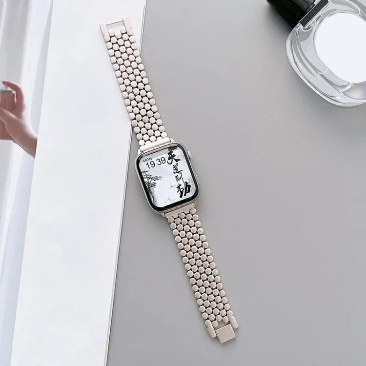 xDfind Fish Scale Texture Metal Watch Band, For Apple Watch 42 / 44 / 45 / 46 / 49mm, For Apple Watch 38 / 40 / 41 / S11 42mm
