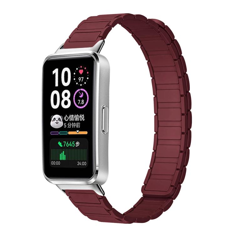 xDfind I-shaped Magnetic Silicone Watch Band, For Huawei Watch Fit4 / Fit4 Pro / Fit3, For Huawei Band 10 / 9 / 8