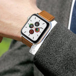 xDfind Rivet Buckle Genuine Leather Watch Band, For Apple Watch 42 / 44 / 45 / 46 / 49mm, For Apple Watch 38 / 40 / 41 / S10 42mm