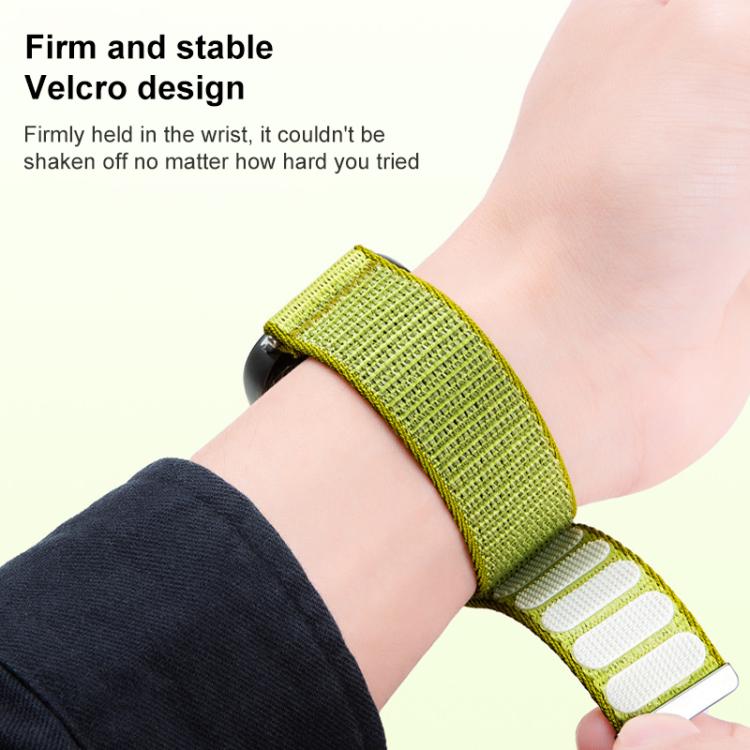 xDfind Woven Nylon Hook And Loop Fastener Watch Band, For Xiaomi Band 9 Pro/8 Pro/Redmi Watch6/5/4