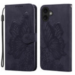 Retro Skin Feel Butterflies Embossing Horizontal Flip Leather Phone Case, For iPhone 17 Pro Max, For iPhone 17 Pro, For iPhone 17, For iPhone Air