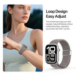 DUX DUCIS Mixture Ultra Series Magnetic Buckle Nylon Braided Strap, For Apple Watch 38 / 40 / 41 / S10 42mm