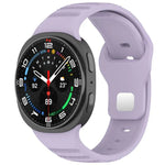 xDfind Round Dots Silver Stud Buckle Silicone Watch Band, For Samsung Galaxy Watch Ultra/Ultra 2025, For Samsung Galaxy Watch8 / 8 Classic