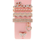 Smart Watch Band Decorative Ring Metal Accessories