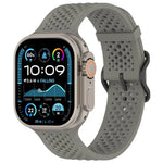 xDfind Breathable Silicone Watch Band, For Apple Watch 42 / 44 / 45 / 46 / 49mm, For Apple Watch 38 / 40 / 41 / S10 42mm