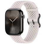 xDfind Breathable Silicone Watch Band, For Apple Watch 42 / 44 / 45 / 46 / 49mm, For Apple Watch 38 / 40 / 41 / S10 42mm