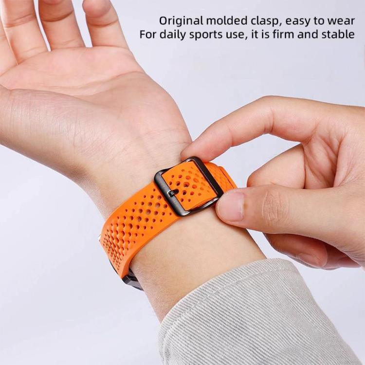 xDfind Breathable Silicone Watch Band, For Apple Watch 42 / 44 / 45 / 46 / 49mm, For Apple Watch 38 / 40 / 41 / S10 42mm