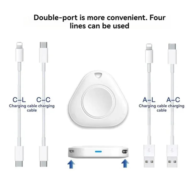 xDfind 8 Pin and Type-C Portable Smart Watch Magnetic Wireless Charger for Apple Watch