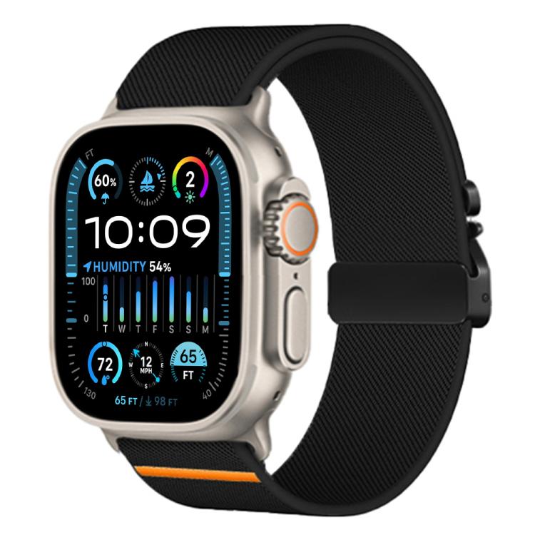 xDfind Parachute Buckle Stretch Nylon Watch Band, For Apple Watch 42 / 44 / 45 / 46 / 49mm, For Apple Watch 38 / 40 / 41 / S10 42mm