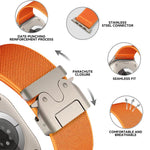 xDfind Parachute Buckle Stretch Nylon Watch Band, For Apple Watch 42 / 44 / 45 / 46 / 49mm, For Apple Watch 38 / 40 / 41 / S10 42mm
